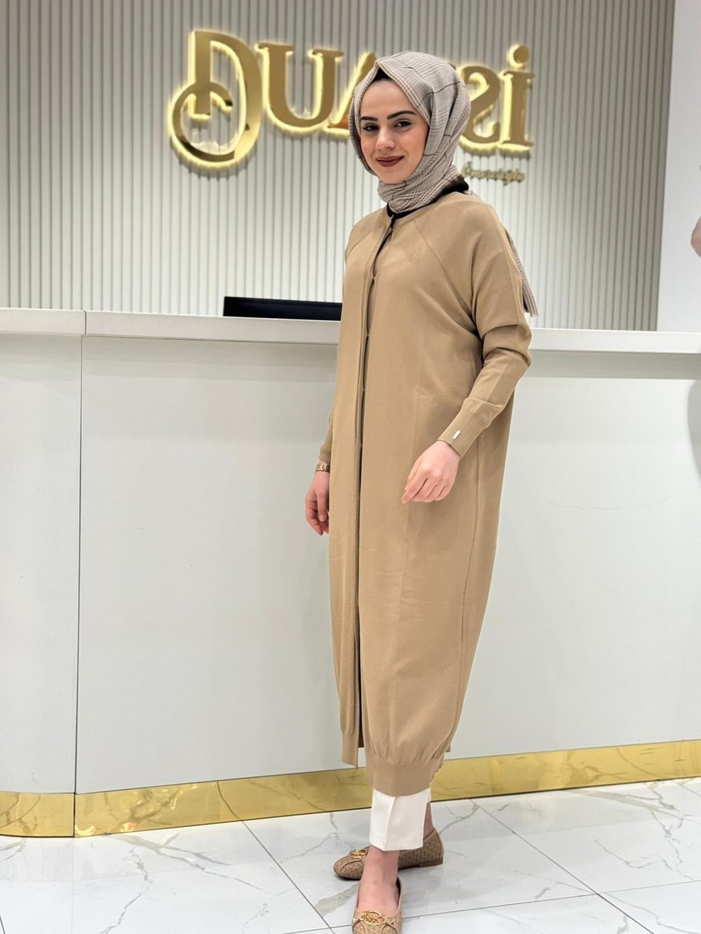 İnvee Yusufcuk Detaylı Hırka 6898 - CAMEL