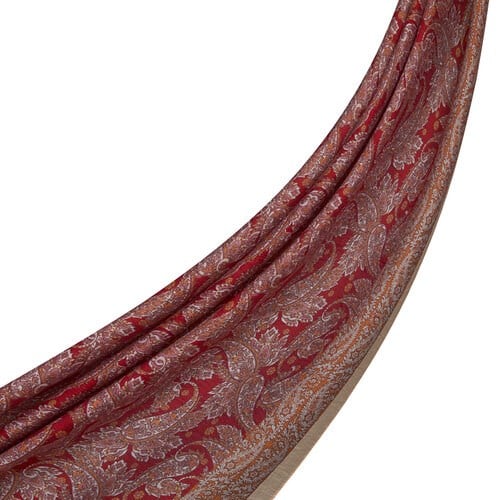 İpekevi 02886 Şal  - Kırmızı