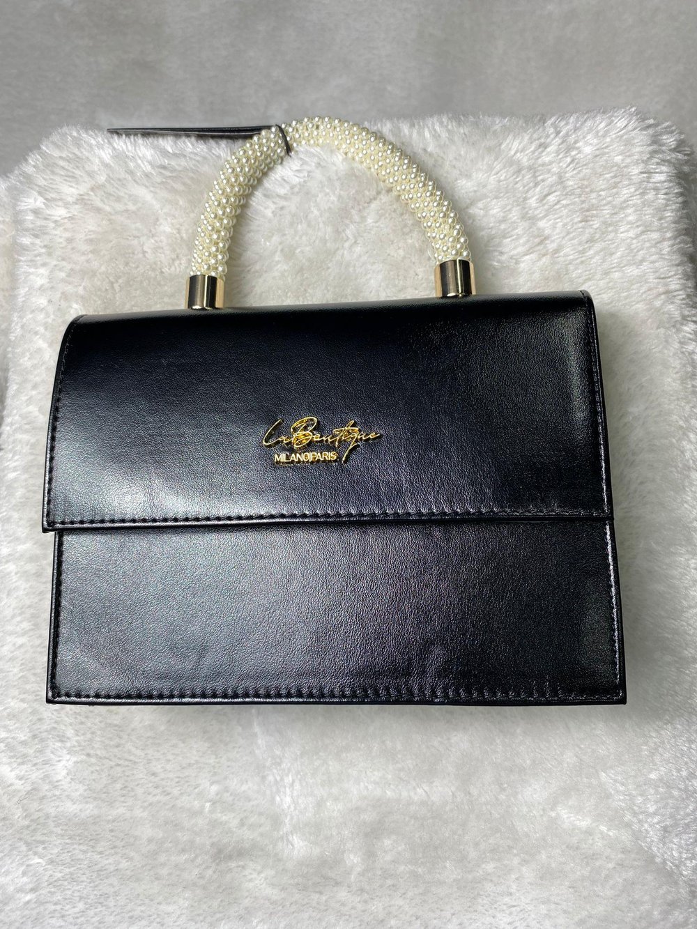 La Boutique İncili Çanta 7134 - SİYAH