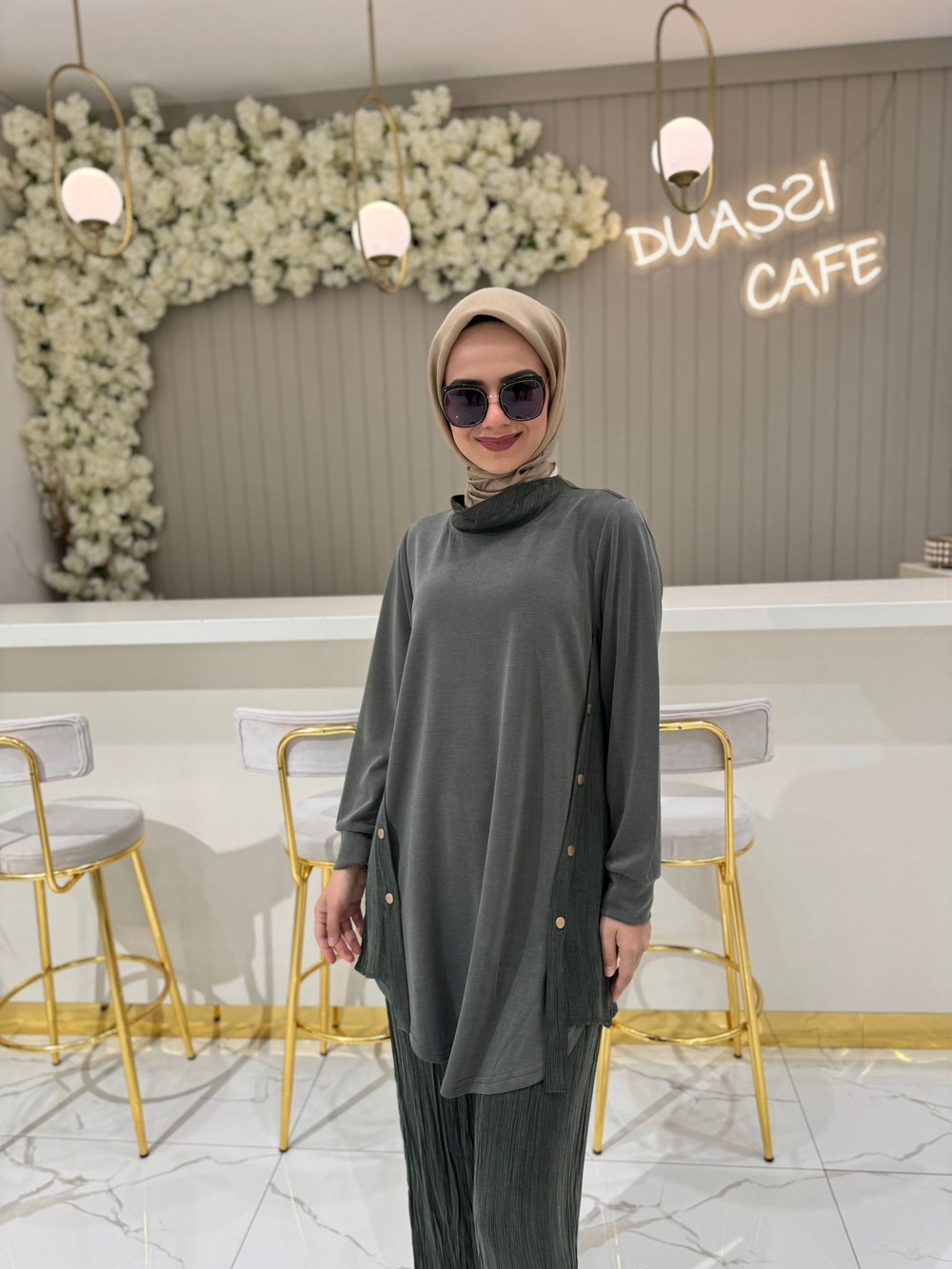 Lissmore 5972 Elbise  - HAKİ