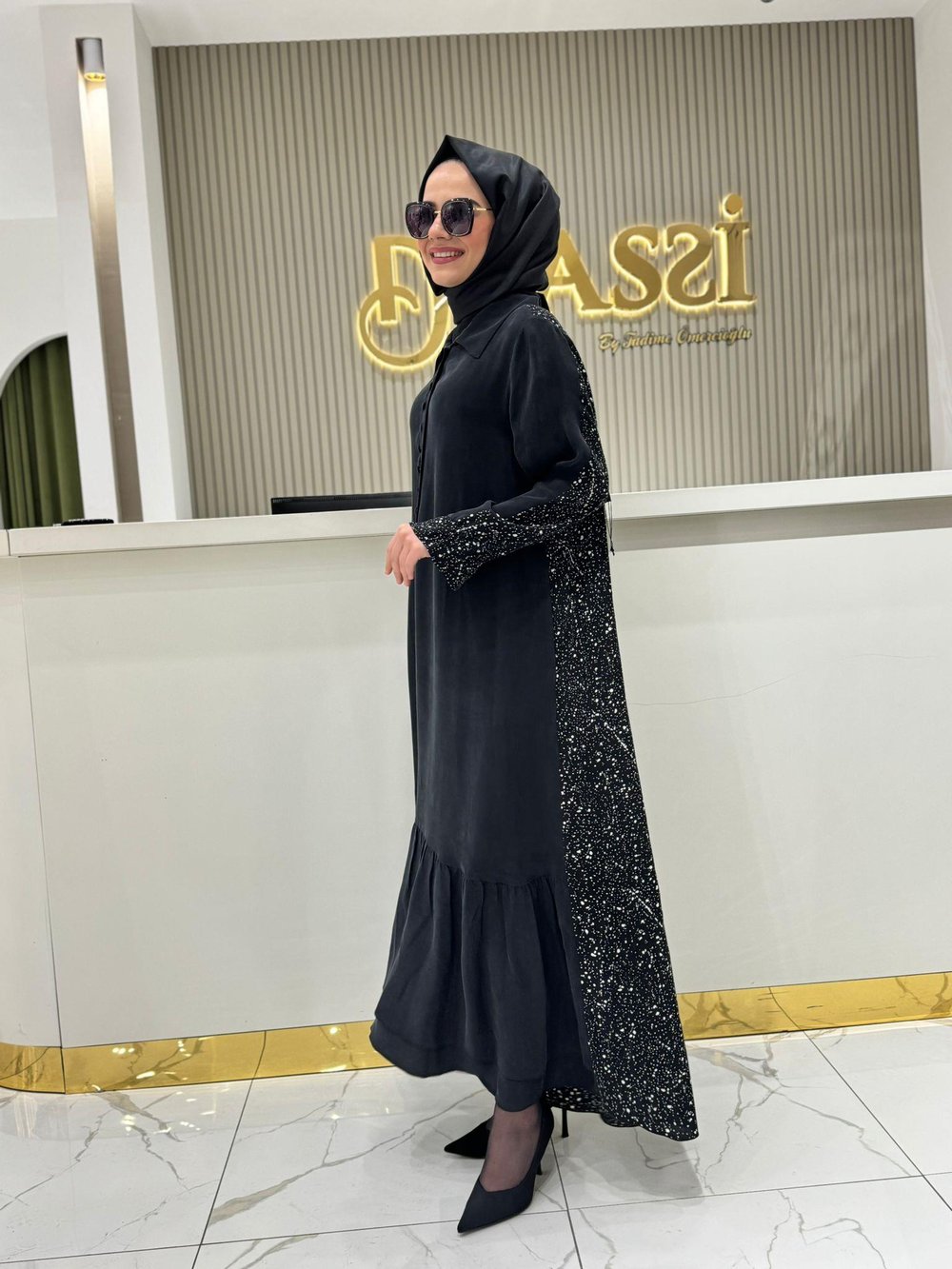 Misswhence 3290 Elbise  - Siyah
