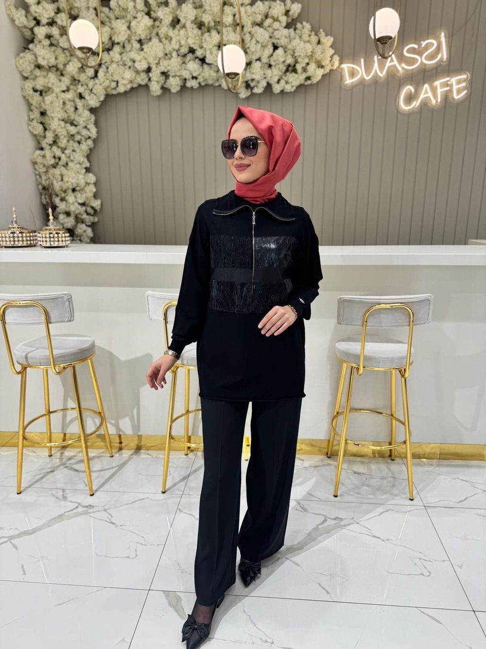 Misswhence 38001 Tunik  - Siyah