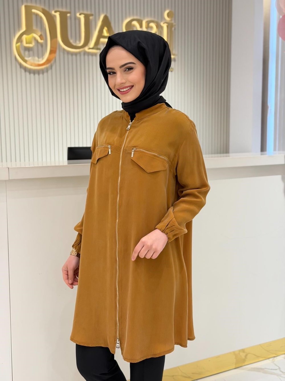 Misswhence Cupro Kap 37402-S - Sarı