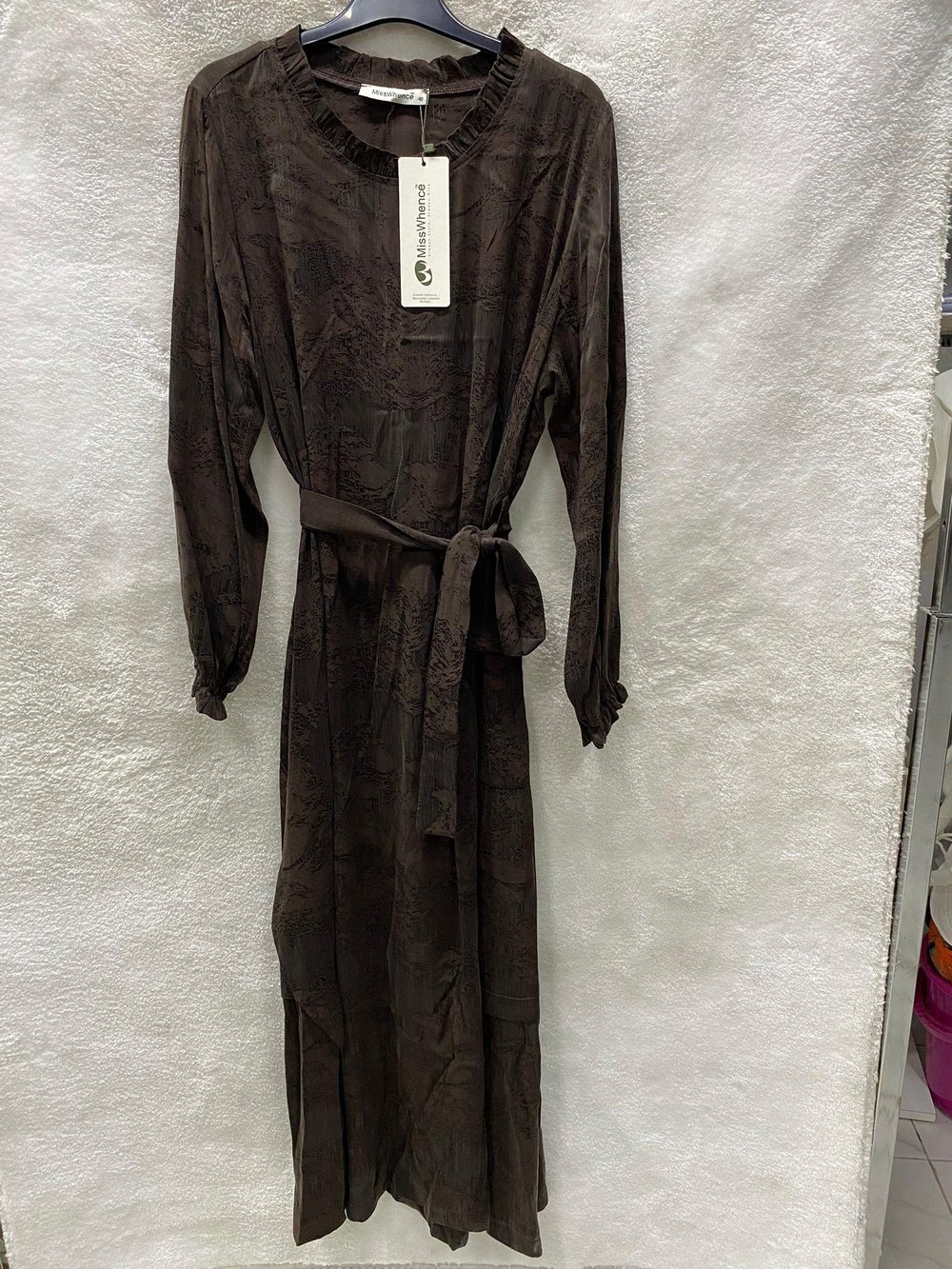 Misswhence Elbise 36829 - KAHVE