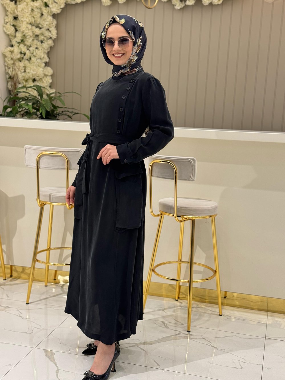 Misswhence Elbise 37805 - SİYAH
