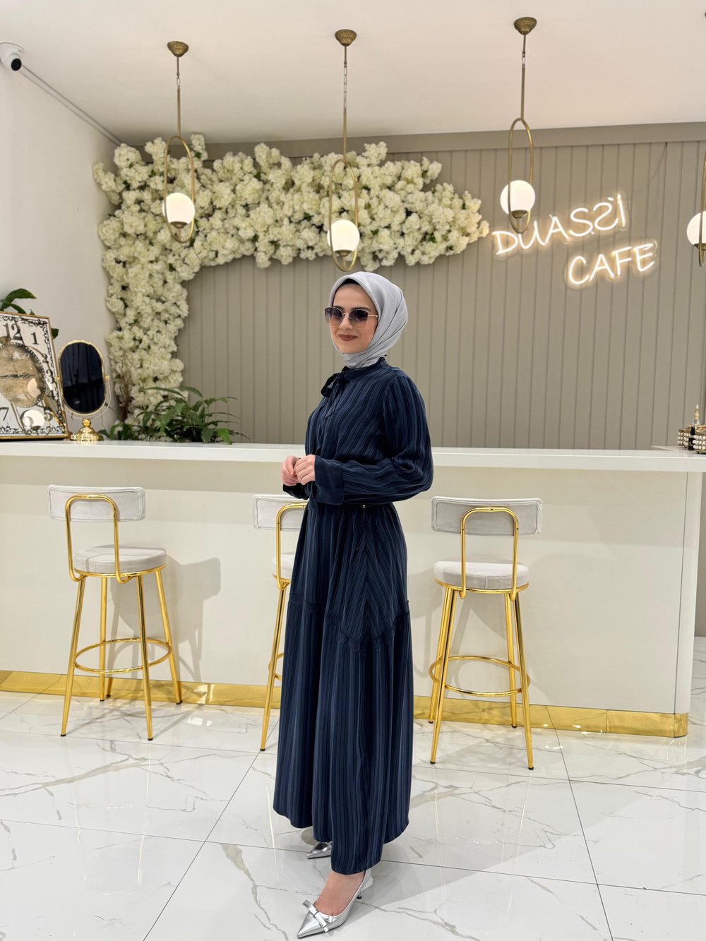 Misswhence Elbise 37810 - LACİVERT