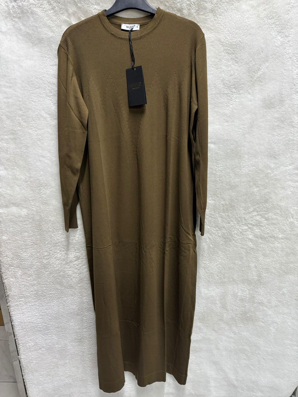 Nuss Elbise 1420 - KAHVE