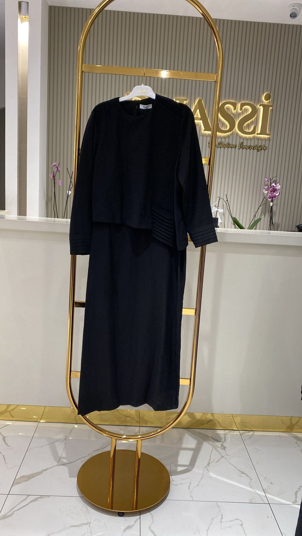 Nuss Elbise 2031-S - SİYAH