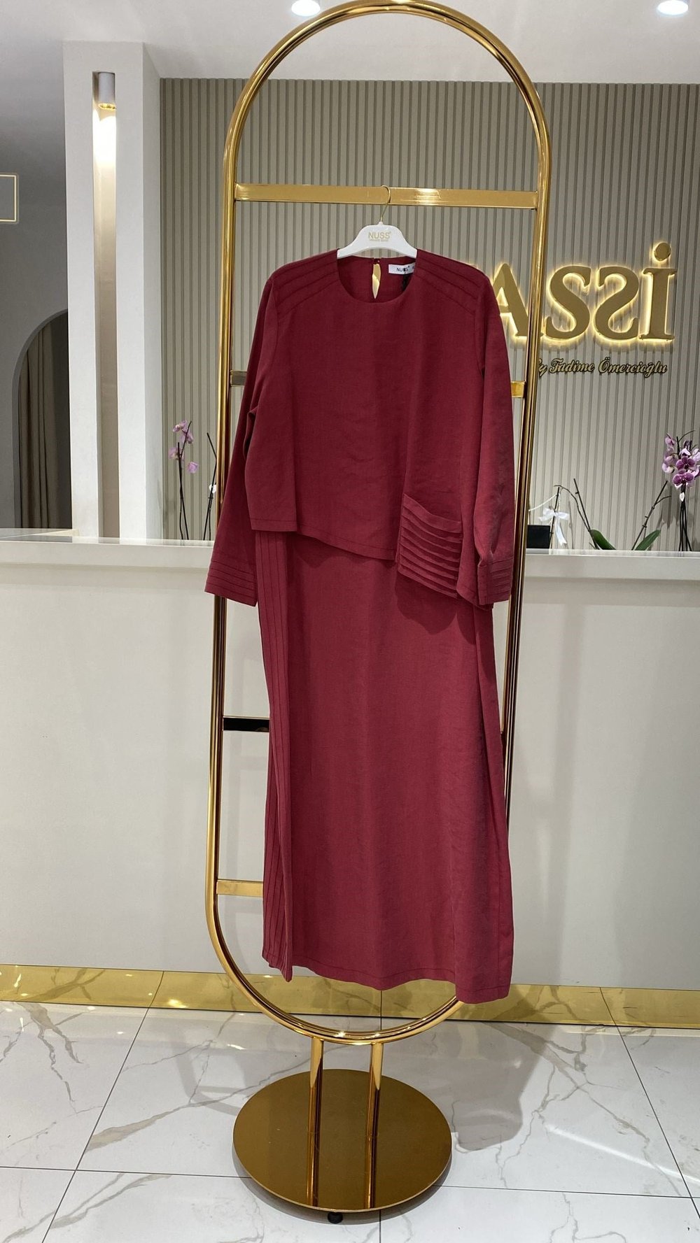 Nuss Elbise 2031-V - TAŞ