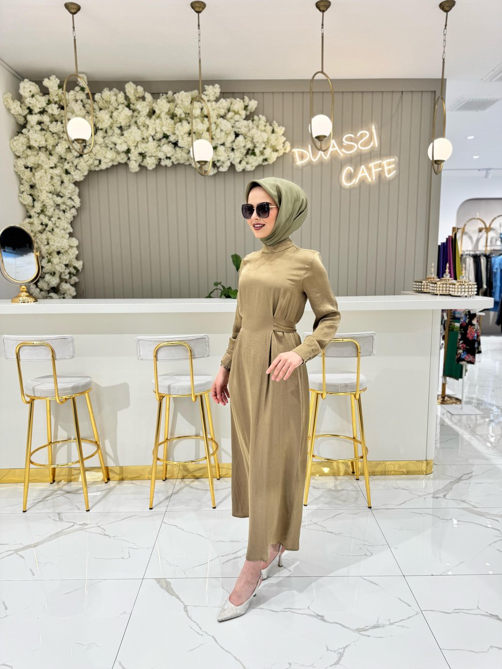 Nuss Elbise 2042-C - CAMEL