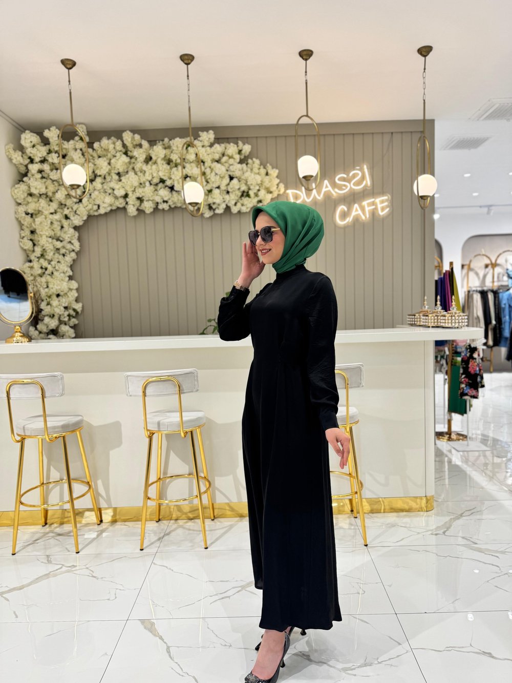 Nuss Elbise 2042-S - SİYAH