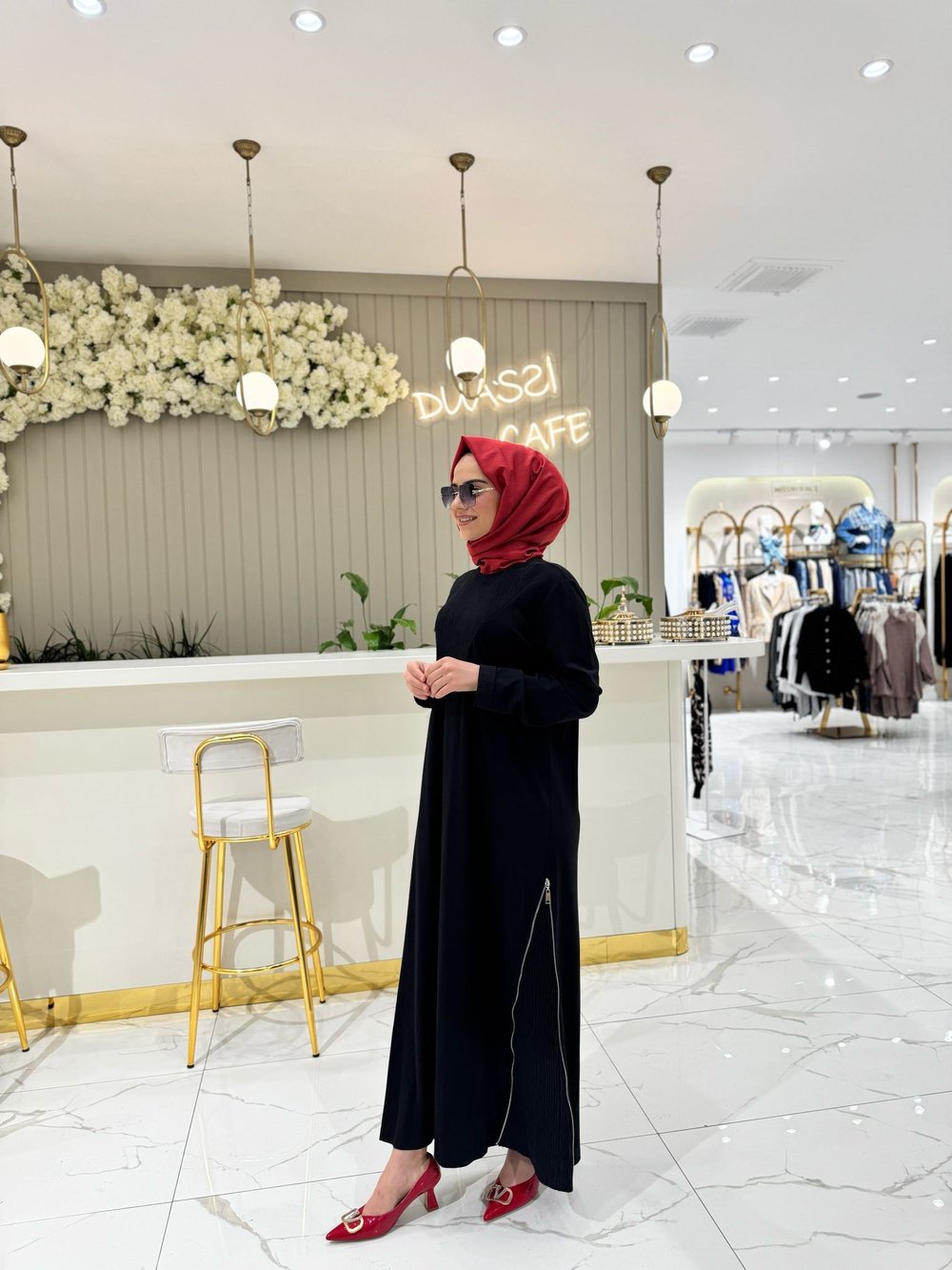 Nuss Elbise 2054-S - SİYAH