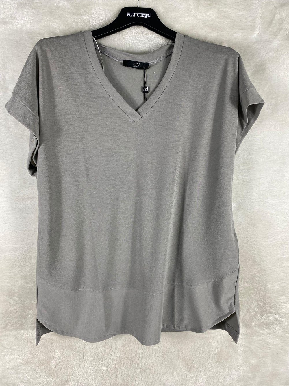 On Triko Bluz 31475 - GRİ