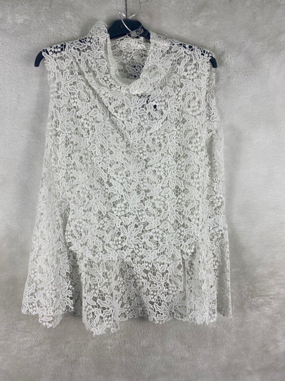 On Triko Dantelli Bluz 34334 - EKRU