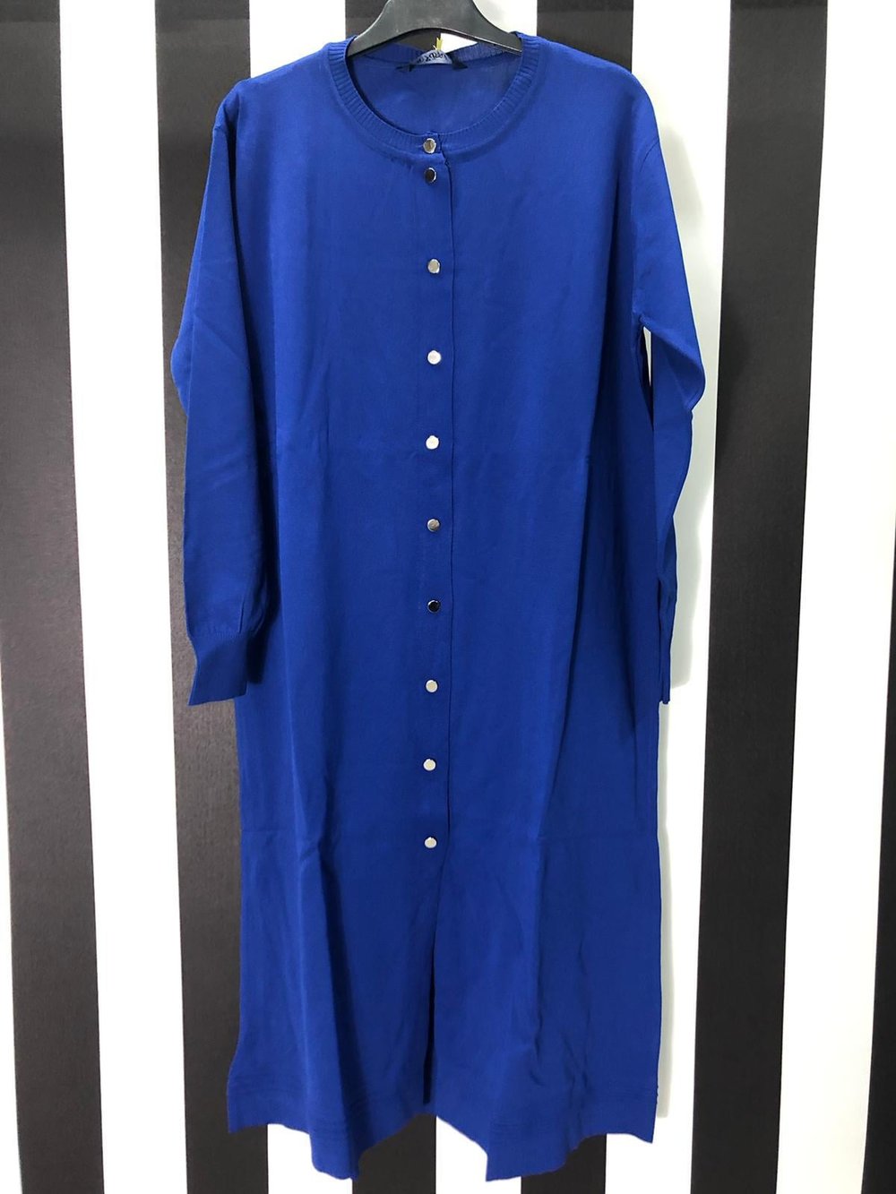 Rayon Düğmeli Ceket 7751 - MAVİ