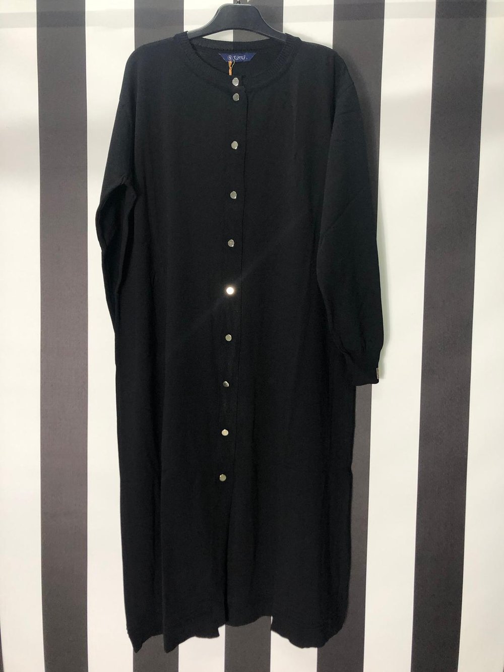 Rayon Düğmeli Ceket 7751 - SİYAH
