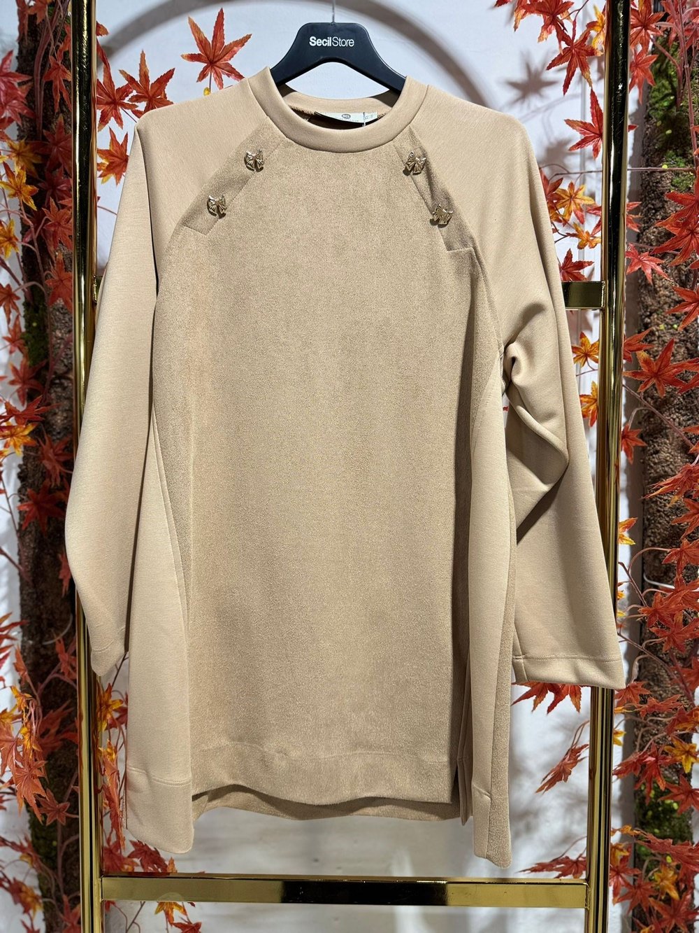 Seçil 10002522311016 Sweatshirt  - Camel