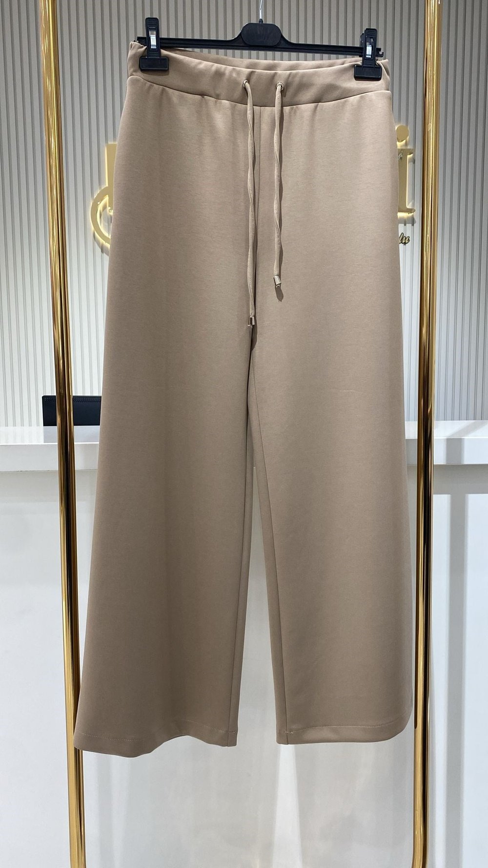 Sentez 5655 Jessica Kapak Cepli Geniş Paça Pantolon