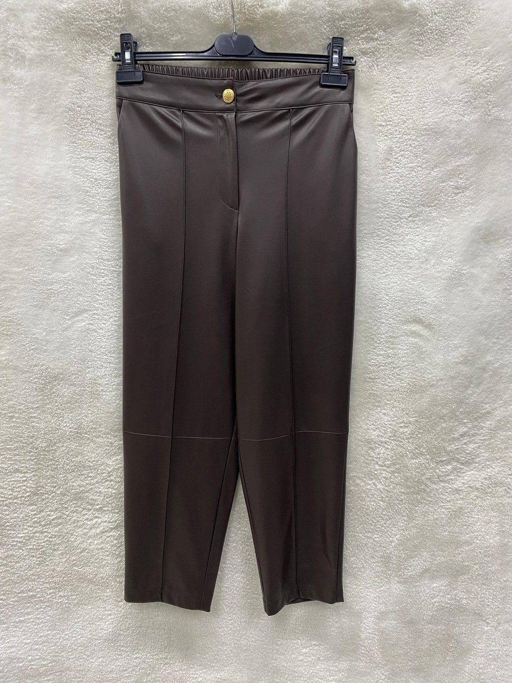 Sentez Pandora Deri Pantolon 5564 - KAHVE
