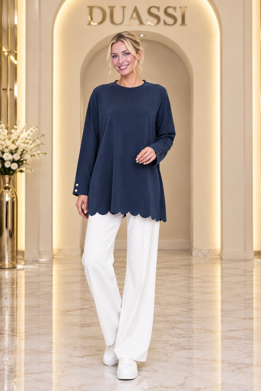 Tığ Triko Tnk.4103.01 - Oversize Tunik