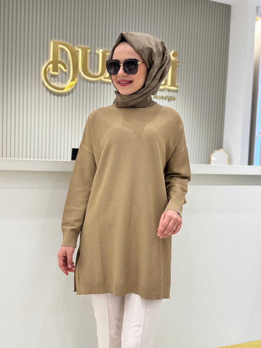 Triko Tunik  - CAMEL