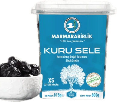 Kuru Sele Siyah Zeytin XS (321-350 adet/kg)