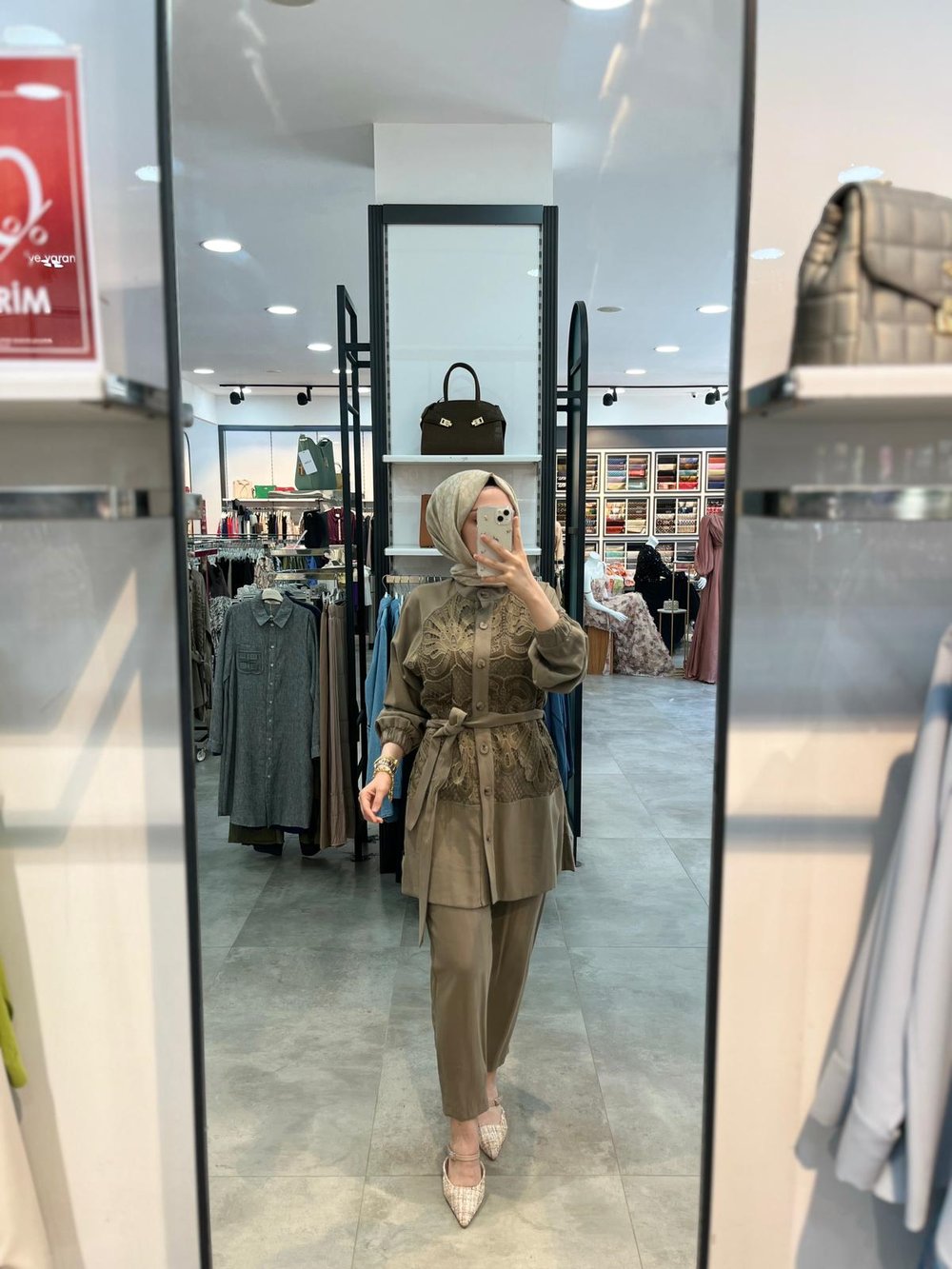 Heddy Brode Nakışlı Pantolonlu Takım - Haki