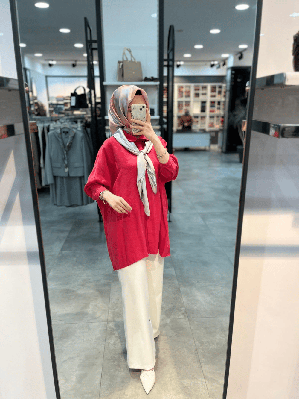 Nuss Triko Düşük Kol Basic Gömlek - Fuşya