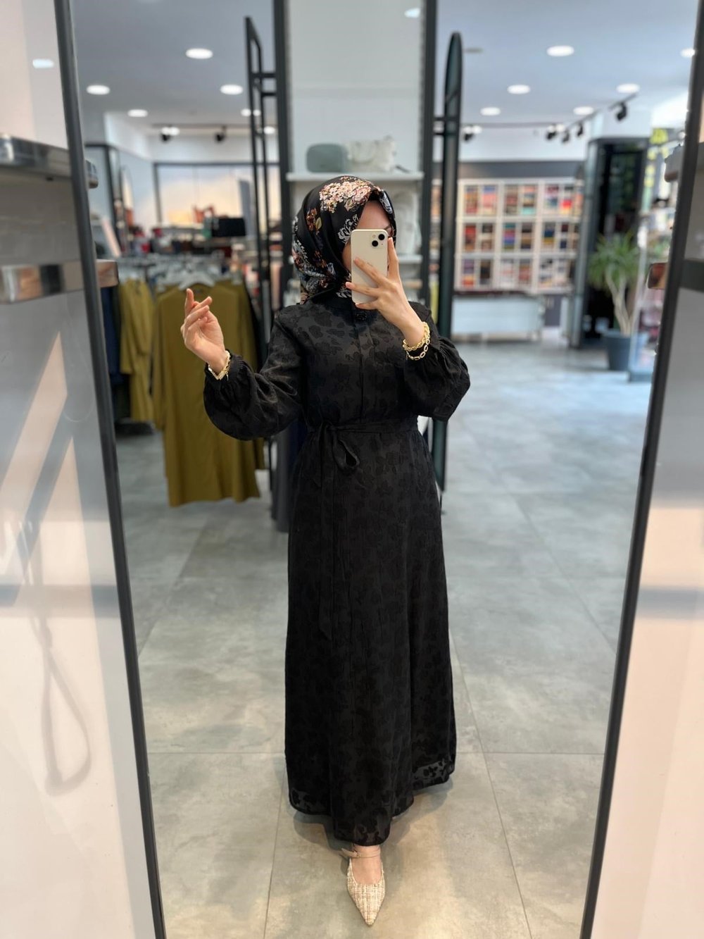 Tuğba Balon Kol Elbise - Siyah