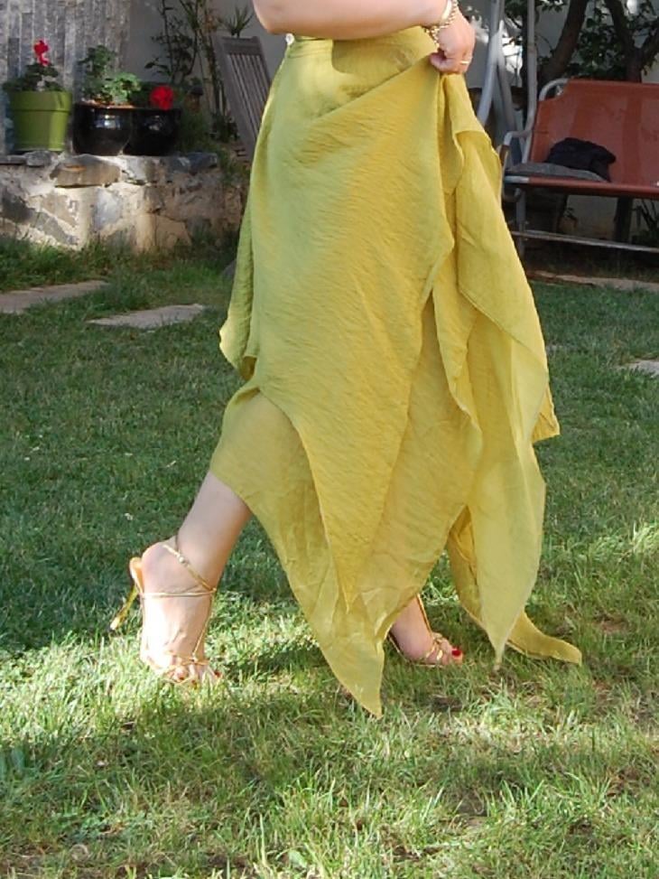 ŞİFON ASİMETRİK ETEK
