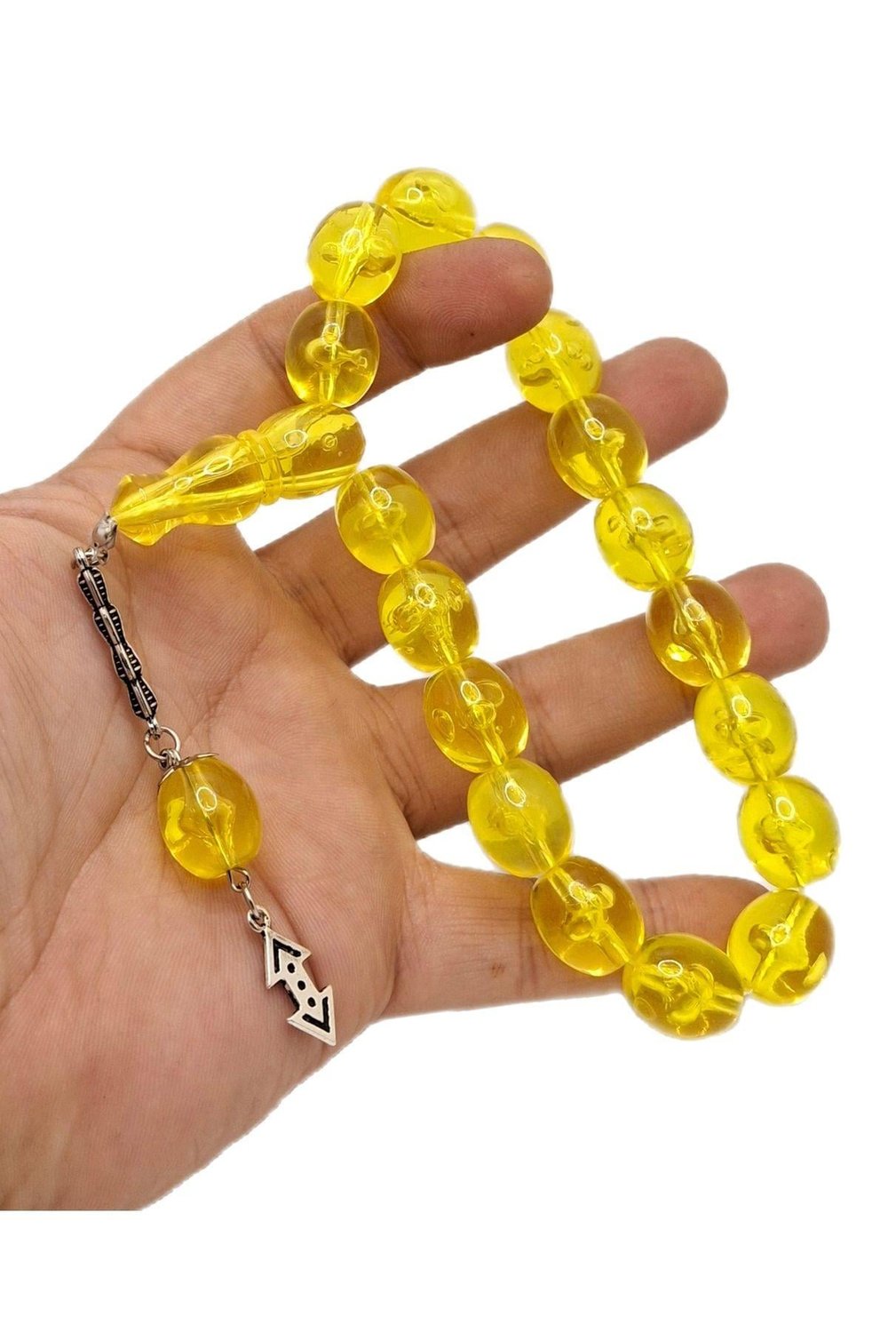 Sarı 17 li Maskot Tesbih