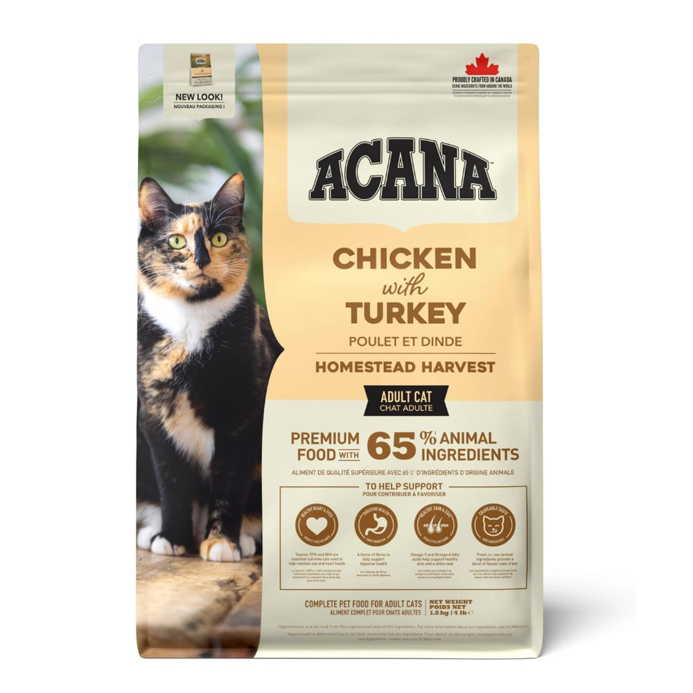 Acana Homestead Harvest Tavuklu Hindili Kedi Maması 1.8 kg