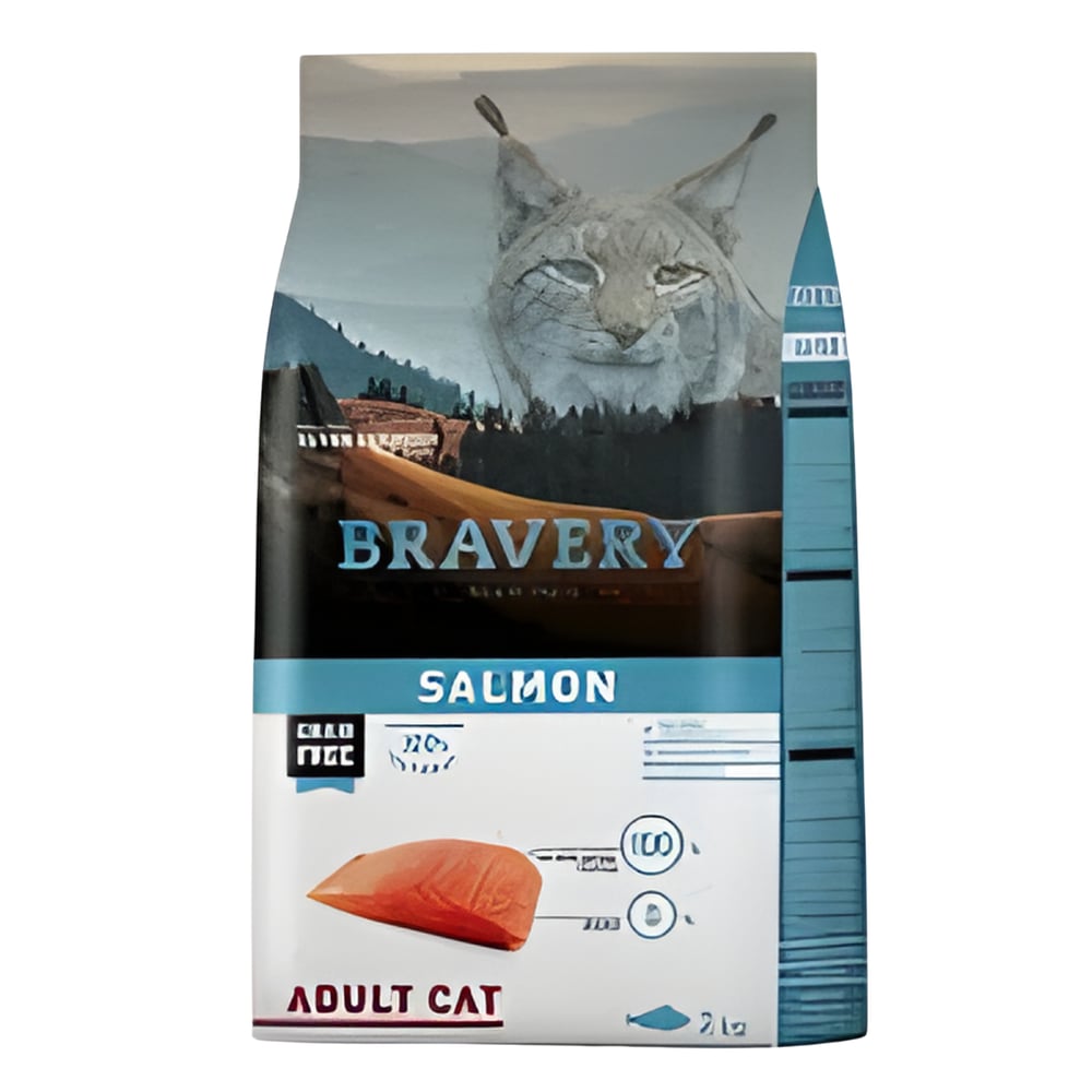 Bravery Somon Balıklı Yetişkin Kedi Maması 7 Kg