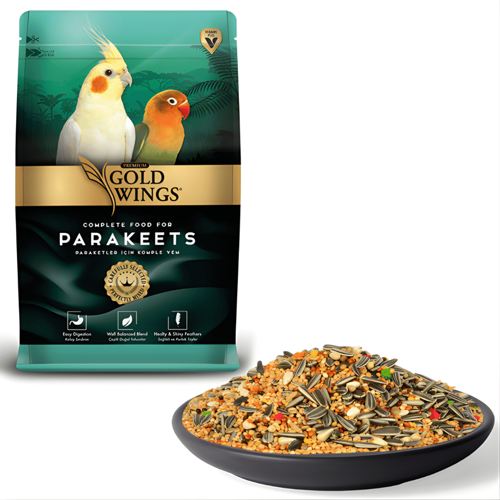 Gold Wings Premium Paraket Tropikal Kuş Yemi 1 Kg