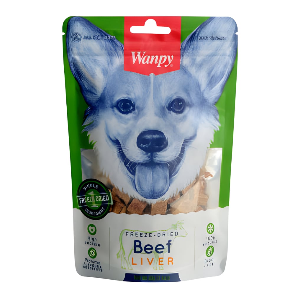 Wanpy Kurutulmuş Dana Ciğeri Köpek Ödülü 40gr