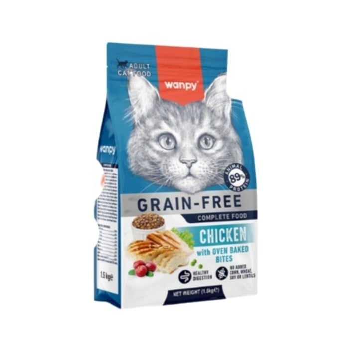 Wanpy Wanpy Tahılsız Tavuklu Yetişkin Kedi Maması 1,5 Kg