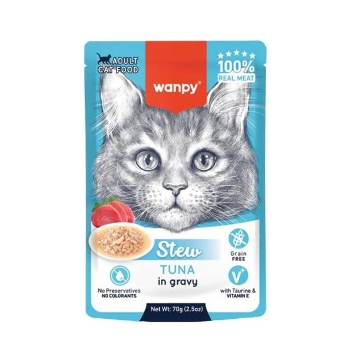 Wanpy Wanpy Ton Balıklı Yaş Kedi Maması 70 Gr