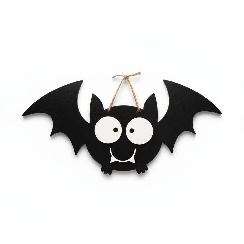 Halloween Temalı Sevimli Yarasa Duvar-Kapı Dekoru