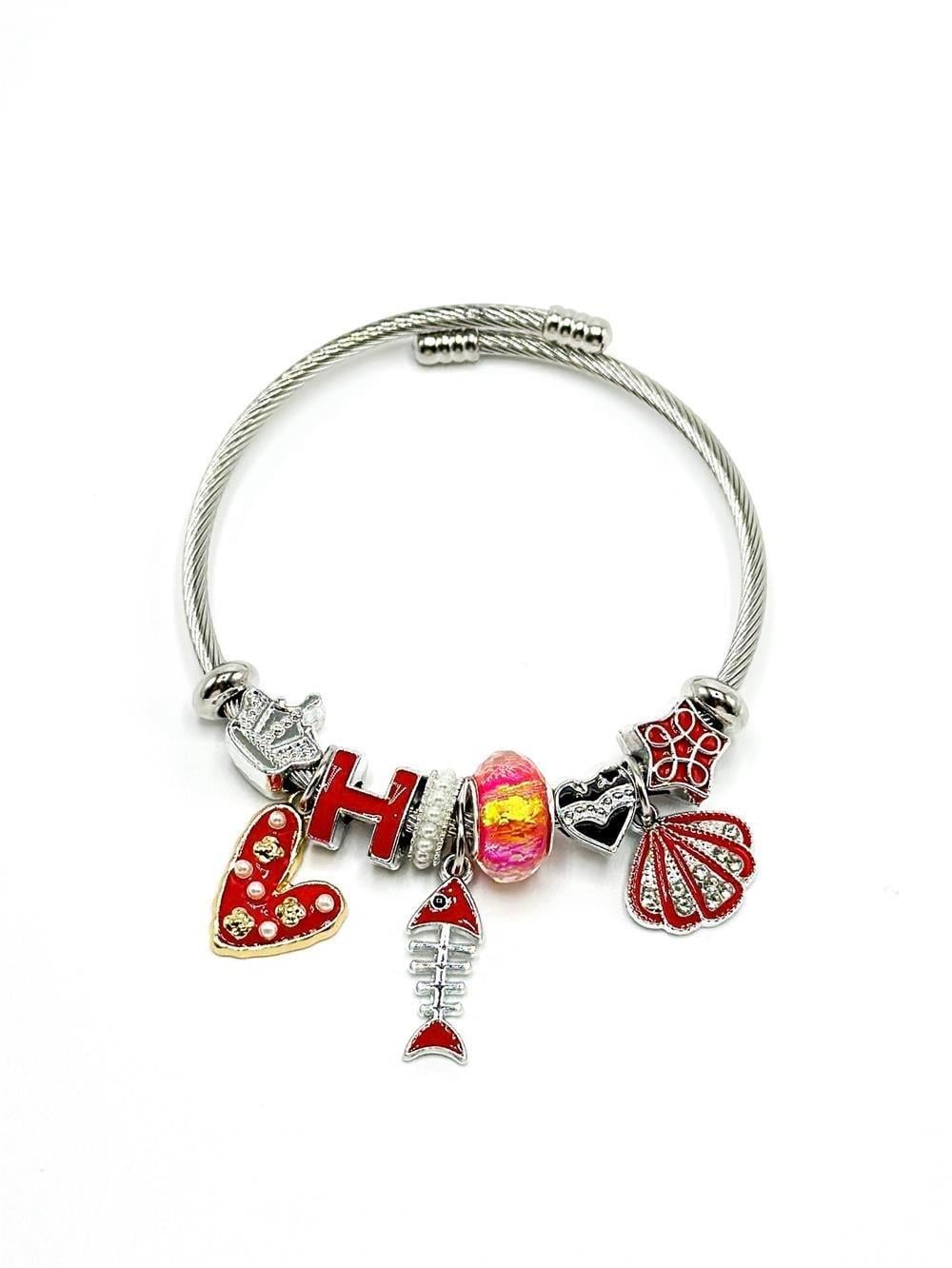 HOPE KIRMIZI ÇELİK PANDORA