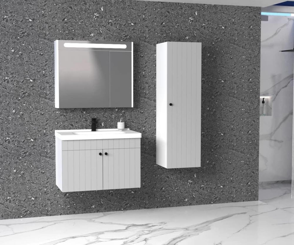 Aquanil Avien Banyo Dolabı 80cm