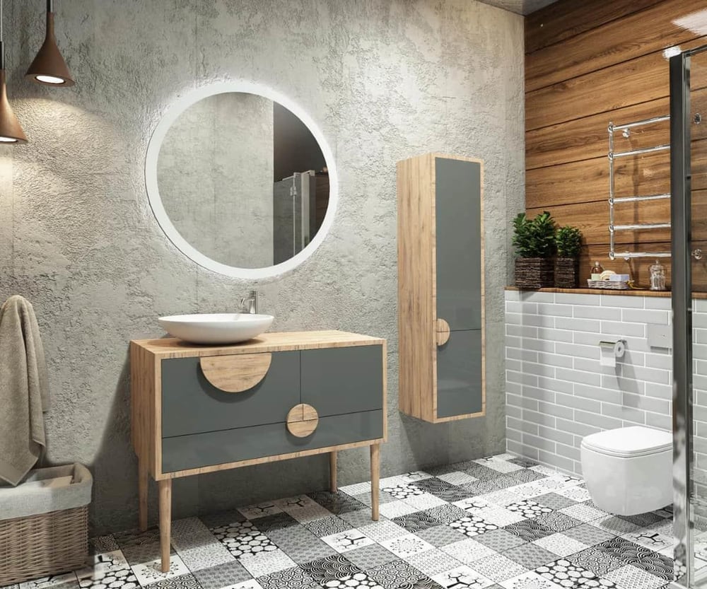Aquanil Bolıvya Banyo Dolabı 85cm