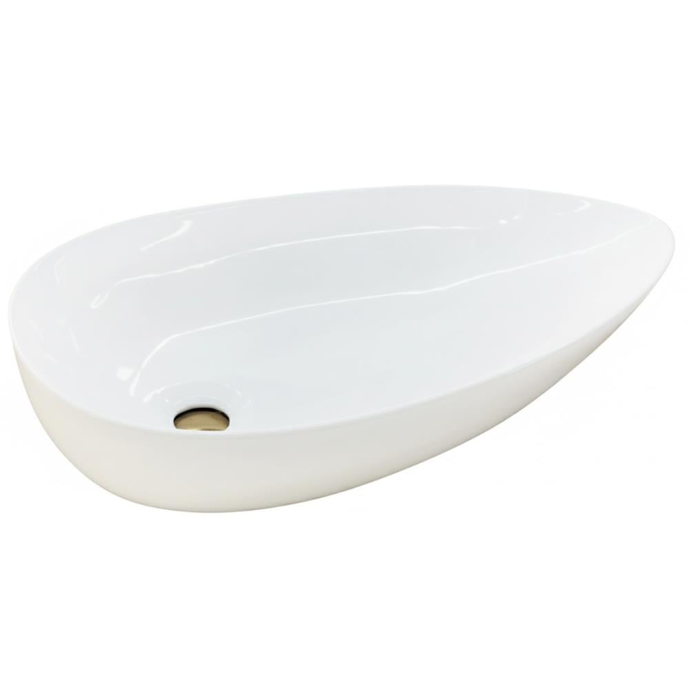 Arvitsa Beyaz Damla Çanak Lavabo 56x33.5 Cm
