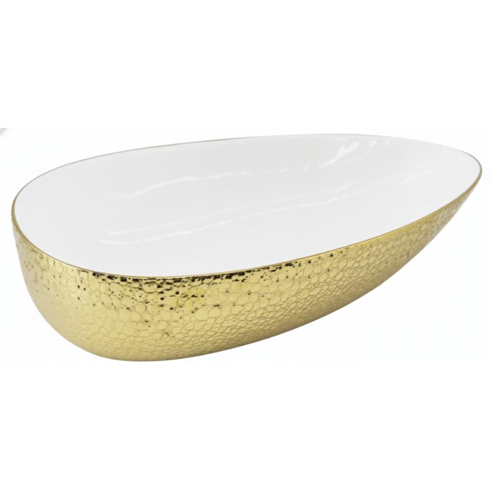 Arvitsa Gold Desenli Damla Çanak Lavabo 56x33.5 Cm
