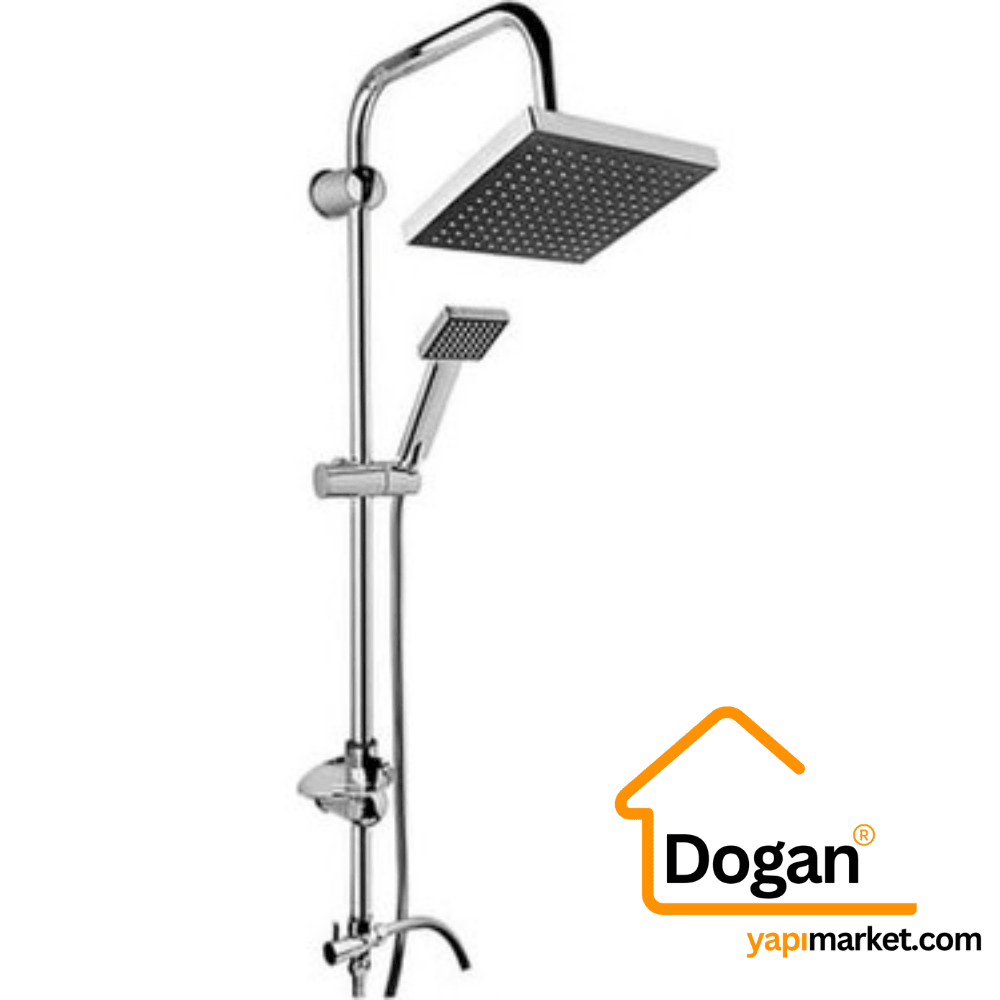 DGN Robot Duş Seti Krom  