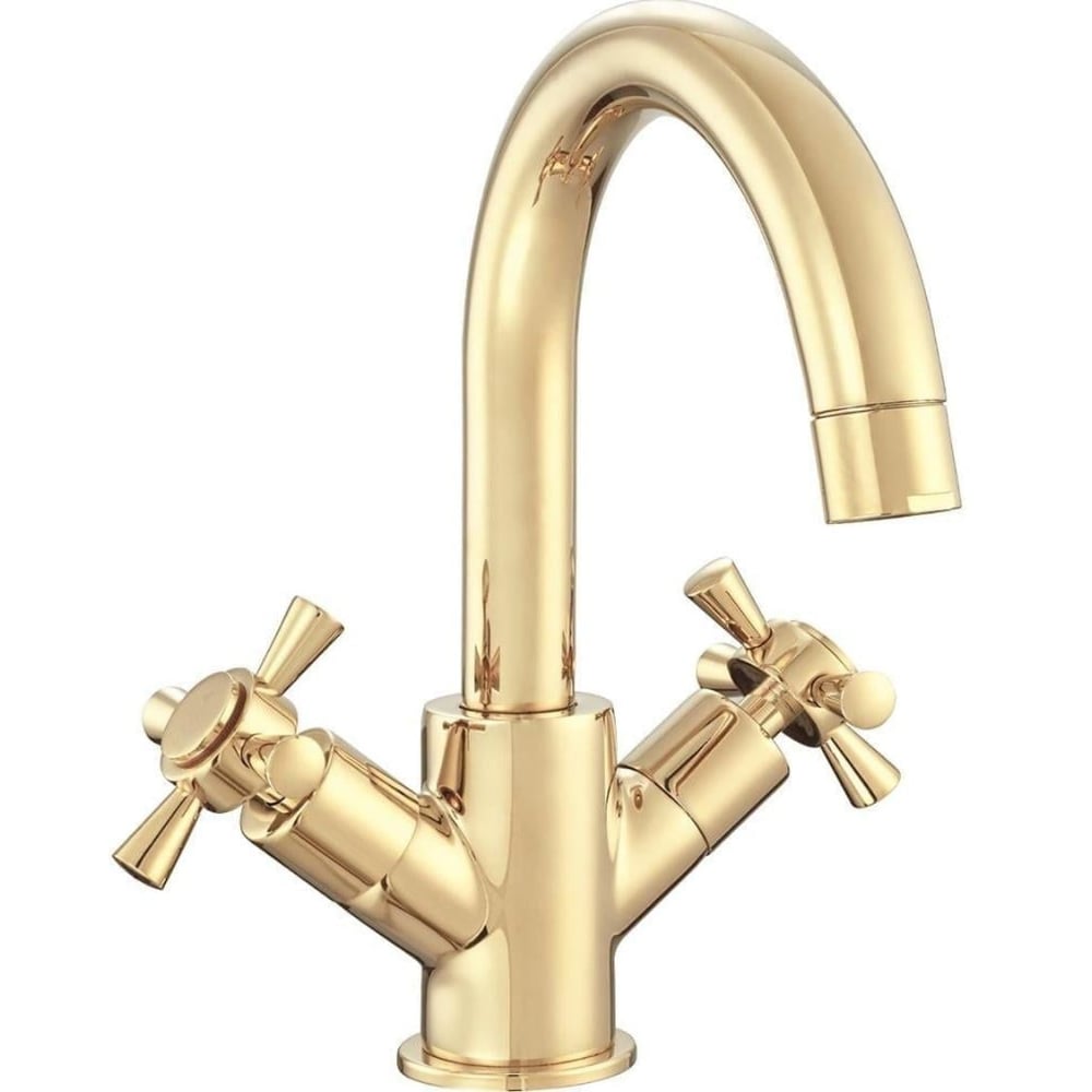 E.C.A Quadrille Lavabo Bataryası Gold