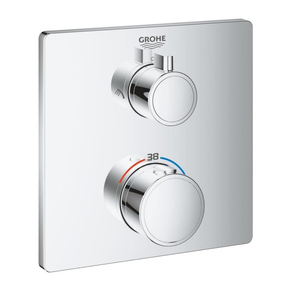 Grohe Grohtherm Termostatik Banyo Duş Bataryası Kare -24079000