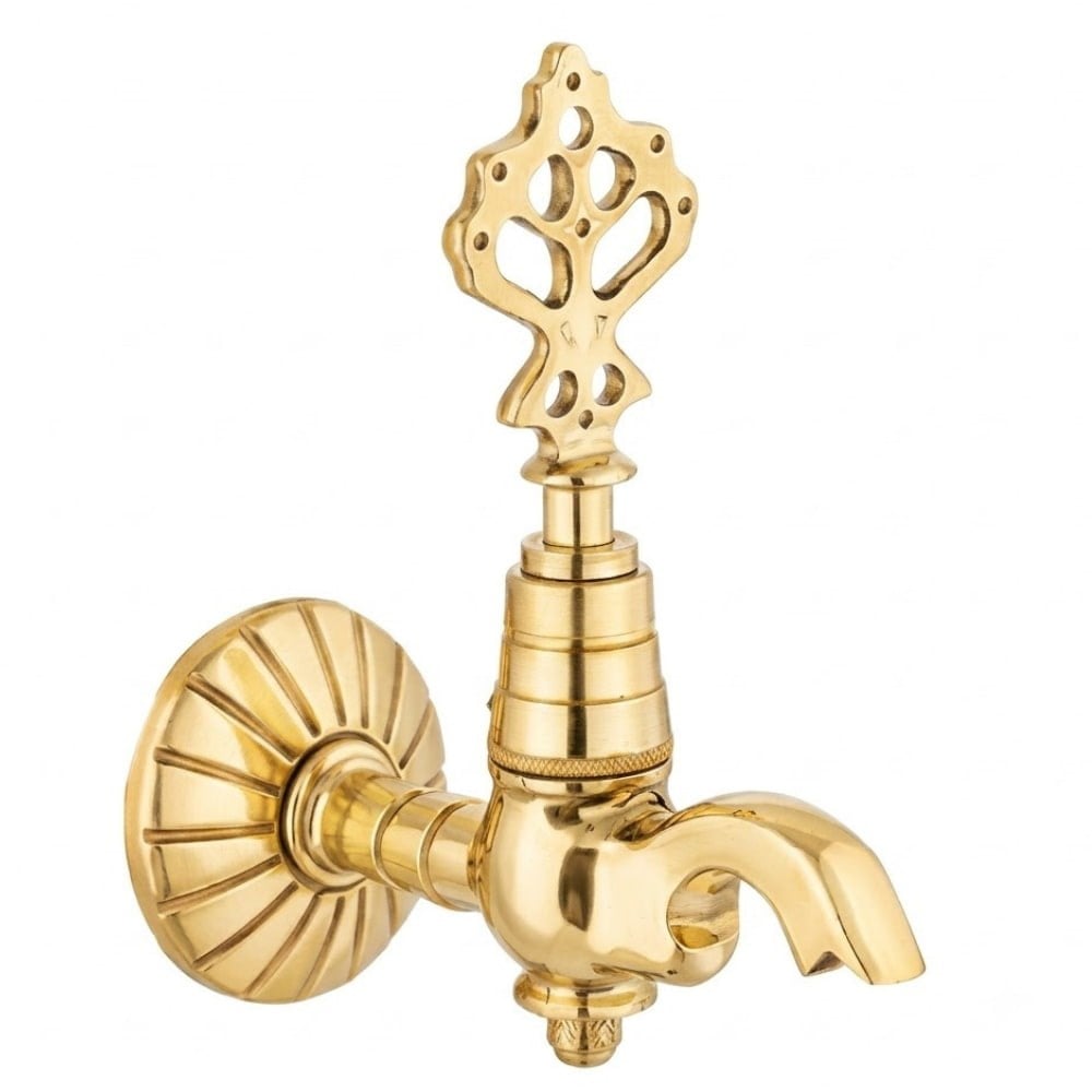 Pirinç İbrikli Osmanlı Musluğu Gold