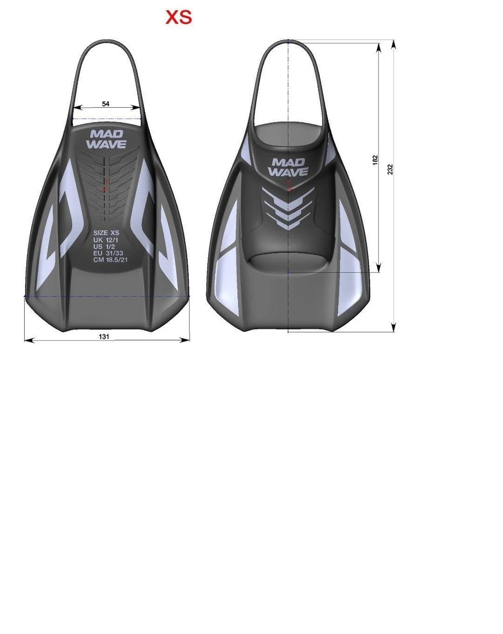 Mad Wave Open Heel Palet