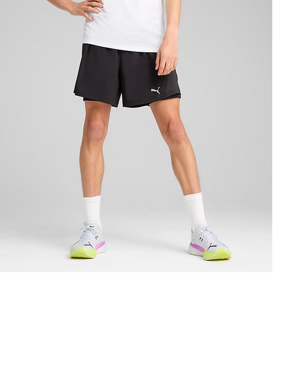Puma VELOCITY Erkek 2si 1 Arada Koşu Şortu