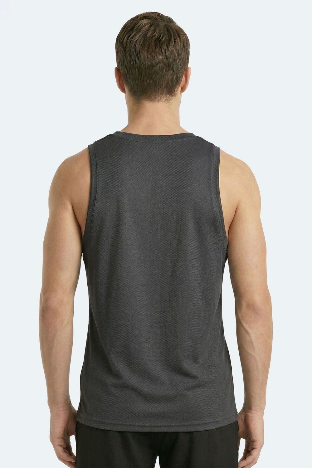 Slazenger KORBA Erkek Kolsuz Koyu Gri Tişört